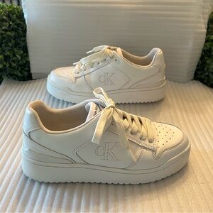 Calvin Klein Cream Sneakers